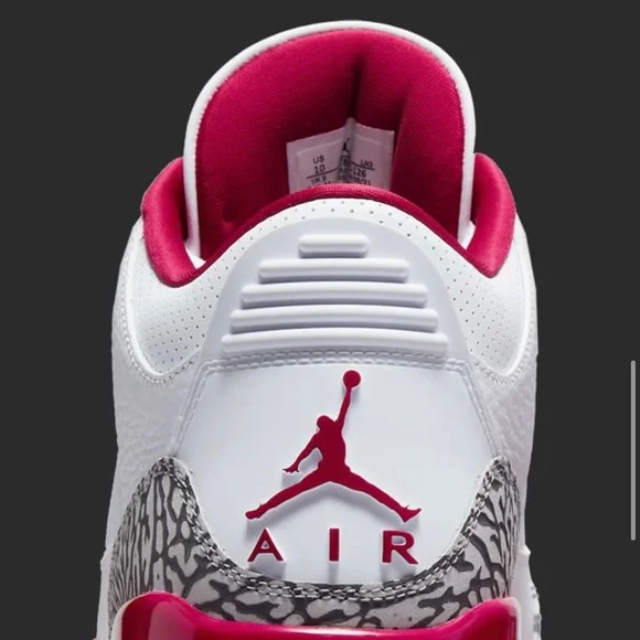 Cardinal Red Limited Air Jordan 3. With a classic twist from the Tinker design